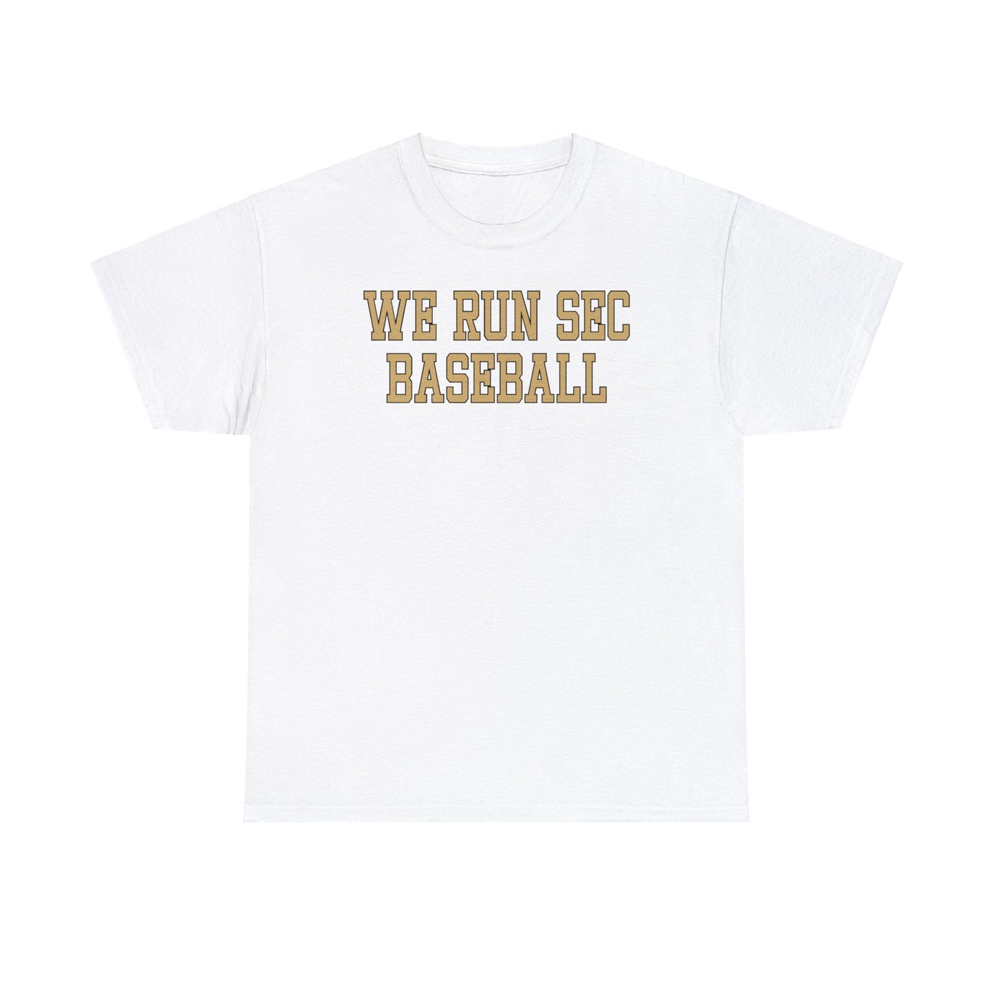 We Run SEC Baseball Tee