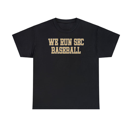 We Run SEC Baseball Tee